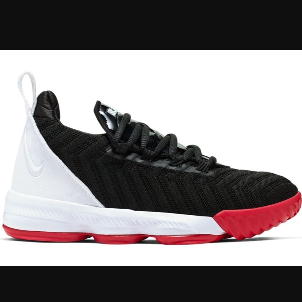 Nike Lebron XVI PS Red Carpet and Black Basketball Shoes